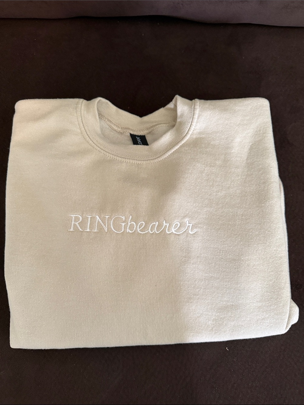 Ringbearer Embroidered Youth Sweatshirt